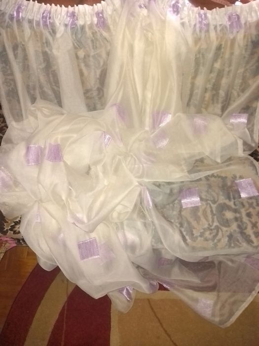 Тюль довгий тюль