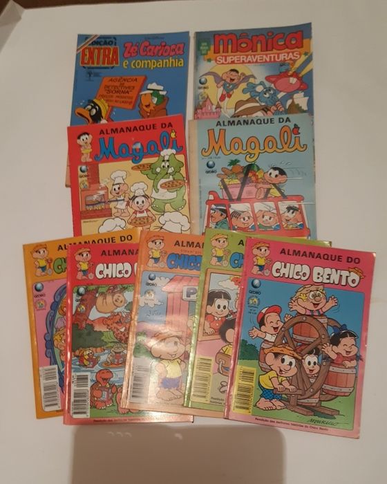 Almanaques Turma da Mónica anos 90