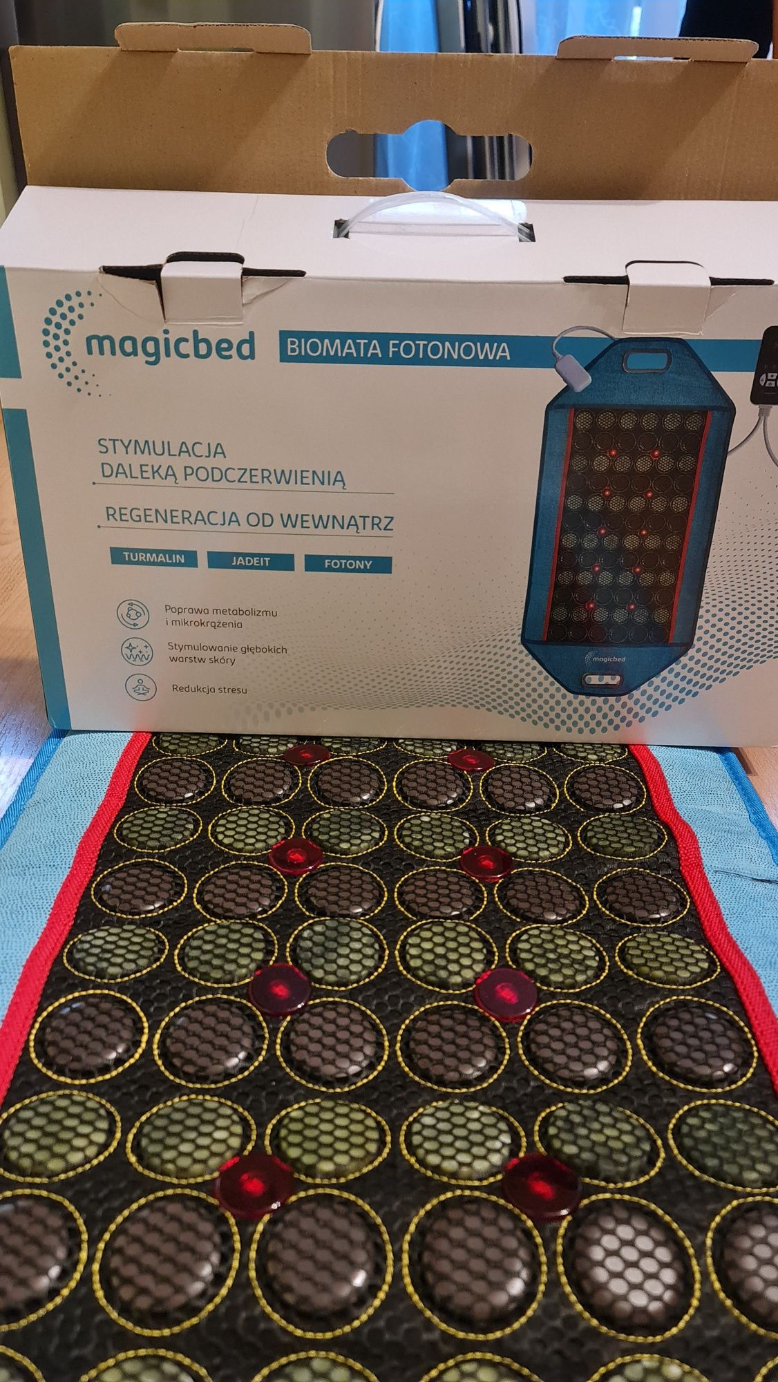 Mata masująca GoldMead-BIOMATA FOTONOWA
MODEL: MEC-E350