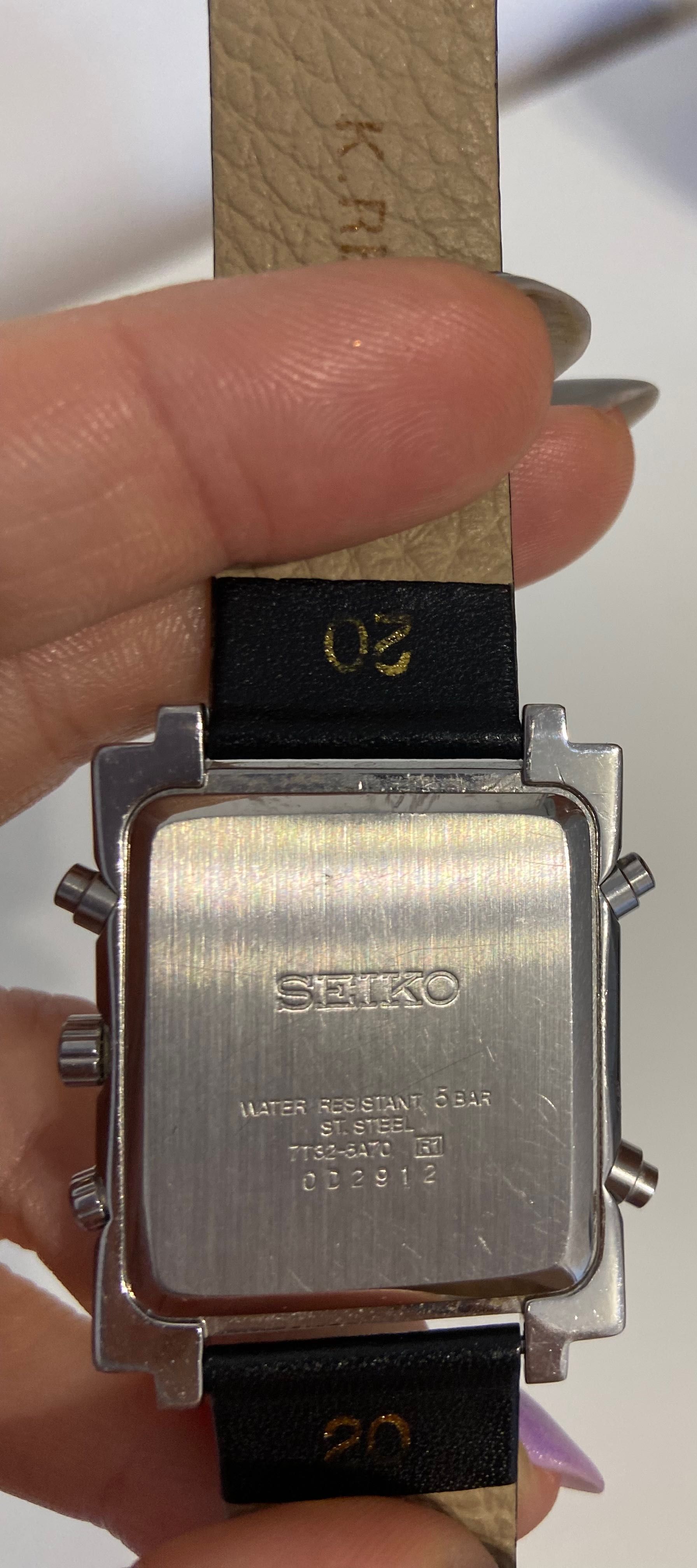 Zegarek unikatowy Seiko
