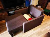 Rozkładany fotel sofa do spania dla dziecka AMERYKANKA łózko dziecięce