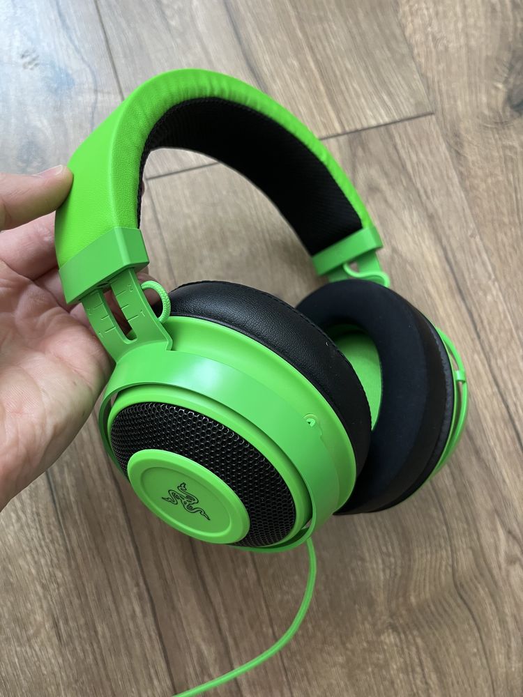 Продам навушники Razor Kraken Green