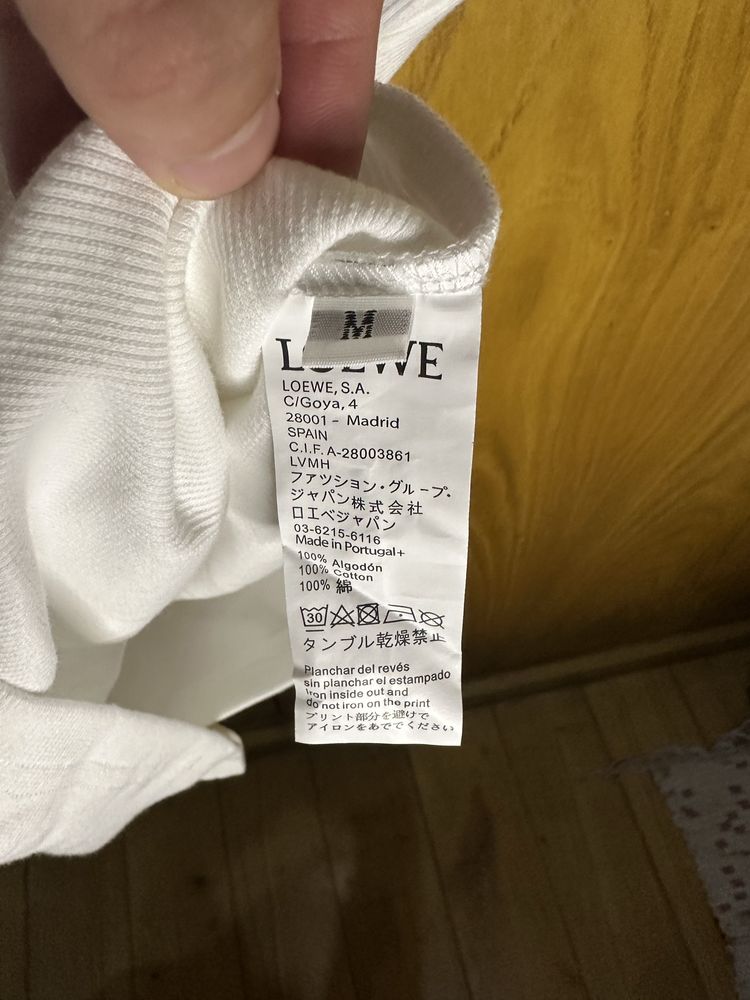 Top Loewe Branco tamanho M