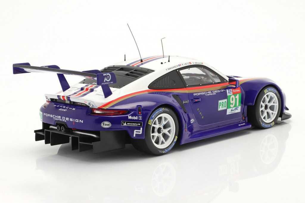 Model 1:18 Ixo Porsche 911 (991) RSR #91 24h LeMans 2018 Makowiecki