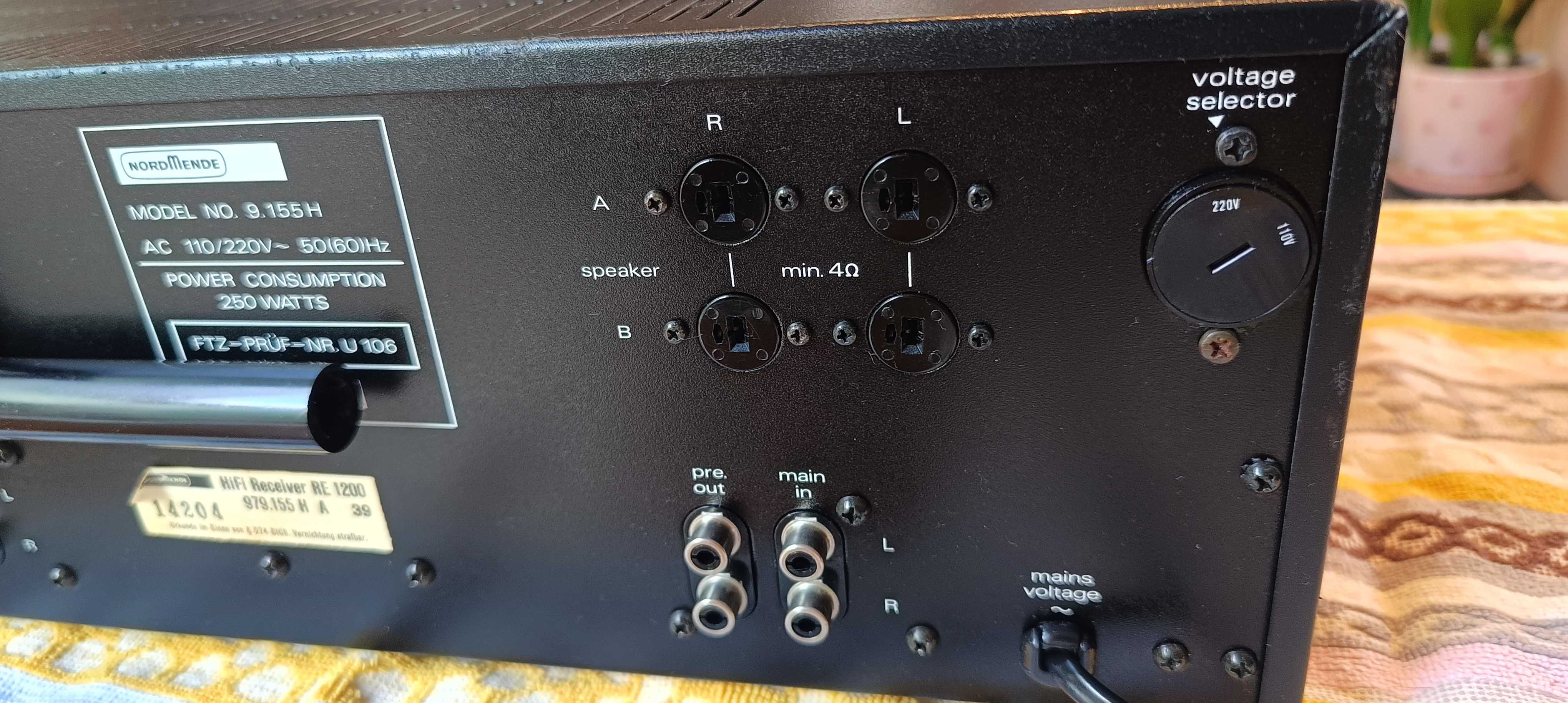 Wieża zestaw amplituner Nordmende RE 1200 magnetofon CD 1200