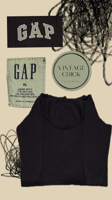 коричнева худі gap