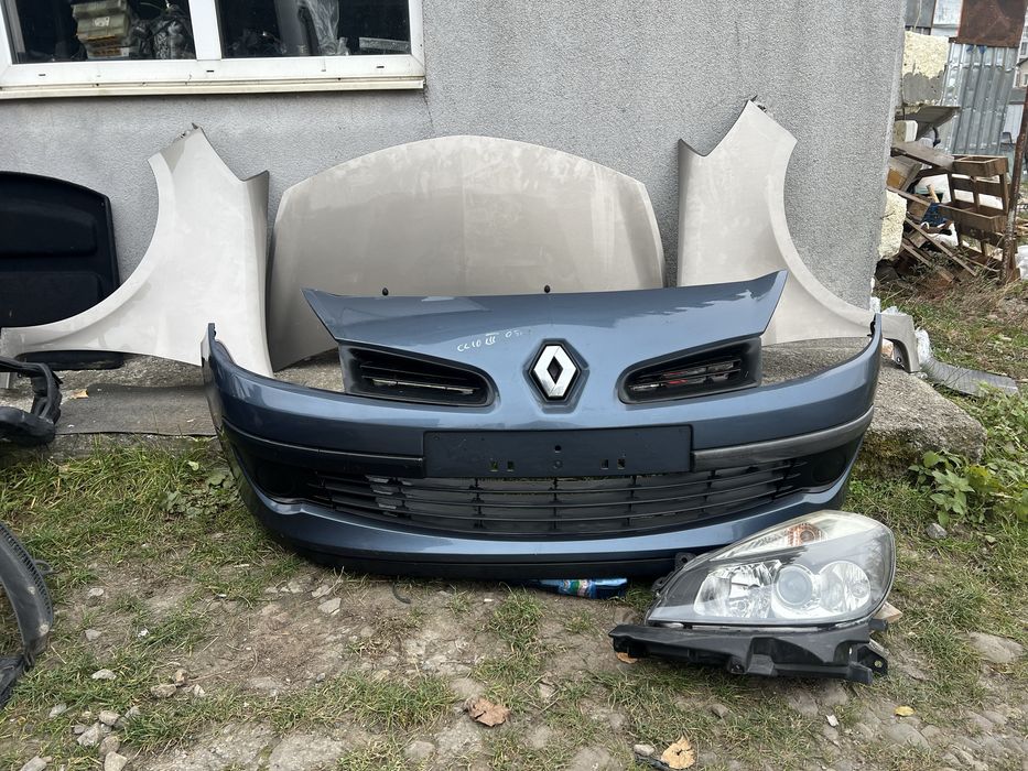 Бампер  Рено кліо 3 Renault Clio 3 2005-2009 дорестайл
