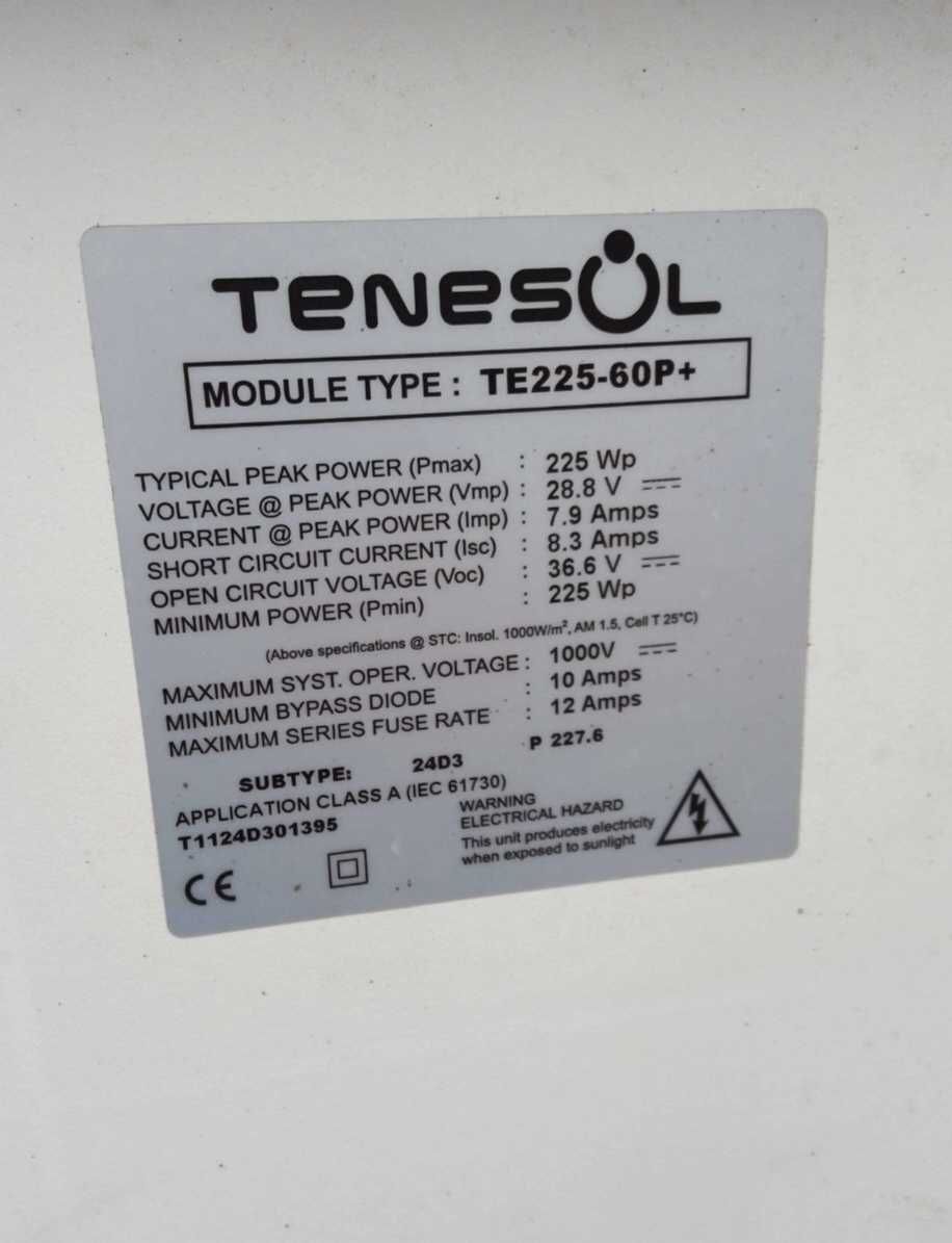 Panele fotowoltaiczne Tenesol 225w