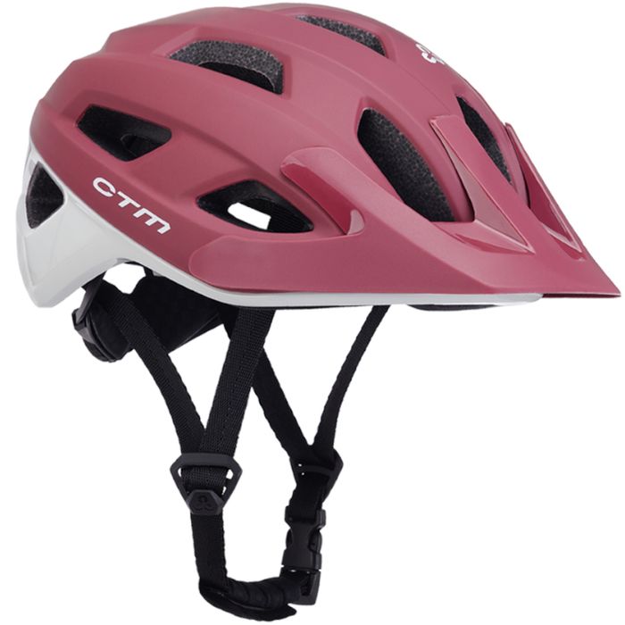 Kask Rowerowy Ctm Triton Bordowy Mat L