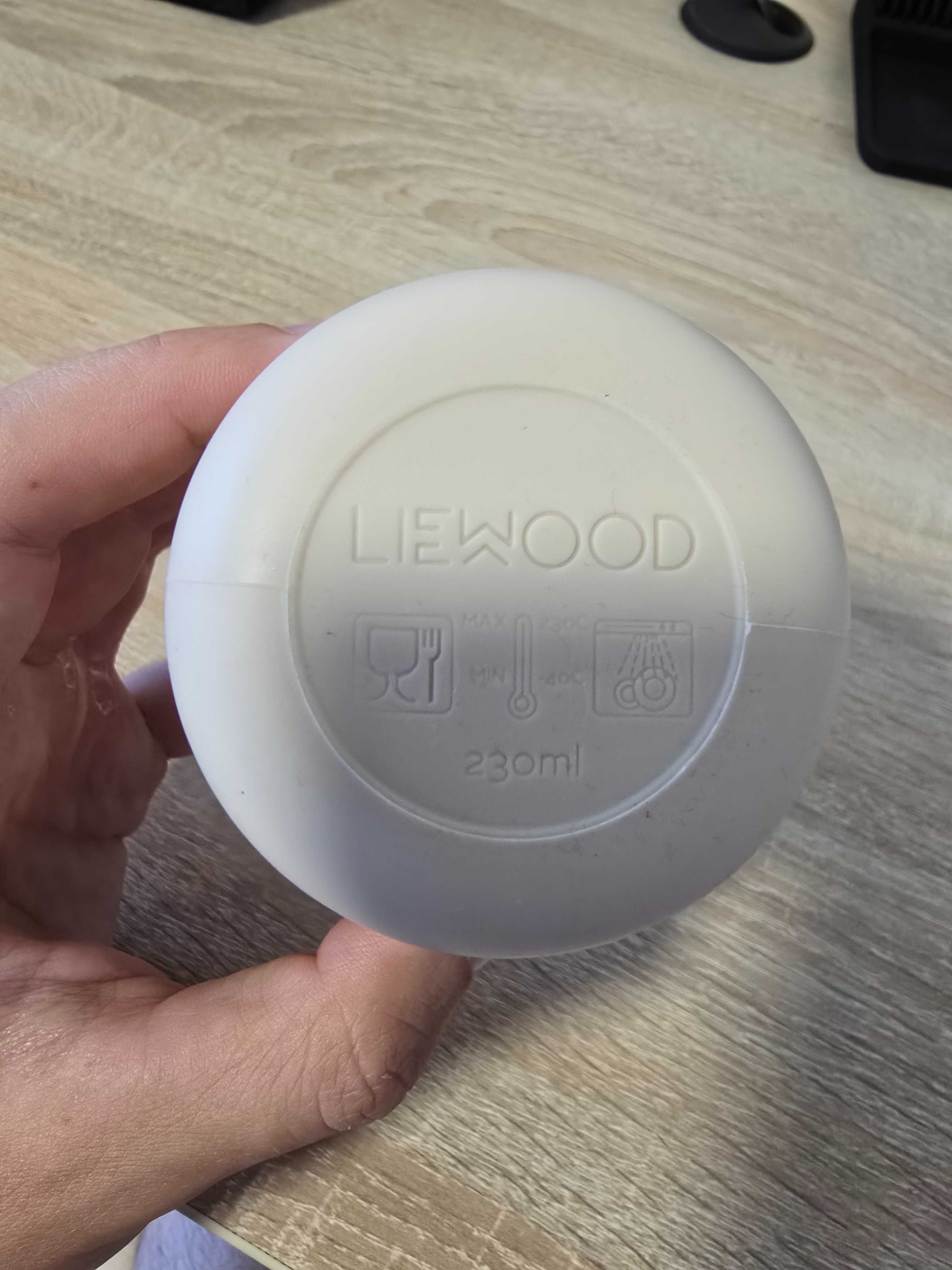 Gumowy Kubek niekapek w kotki LIEWOOD + gratis
