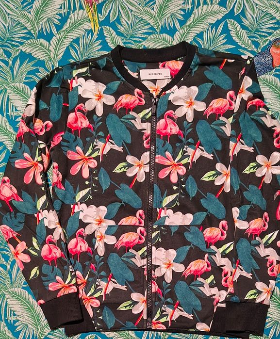 Bluza bomberka Flamingi Reserved roz. 158