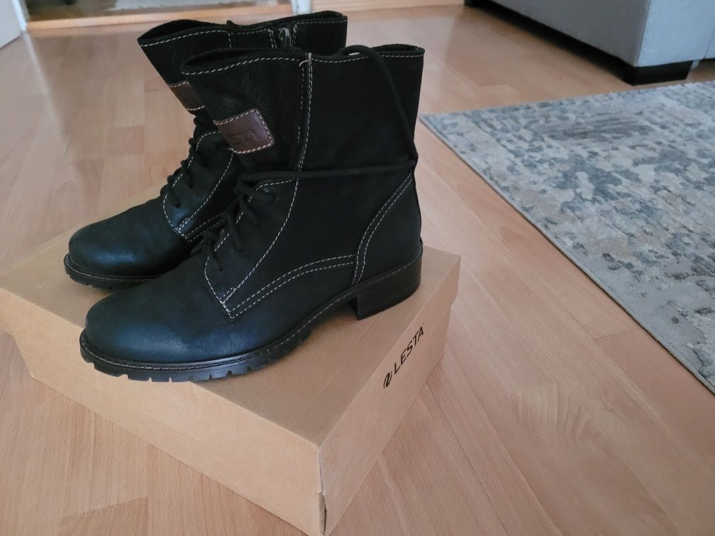 Sztyblety / botki damskie Lesta rozm. 38