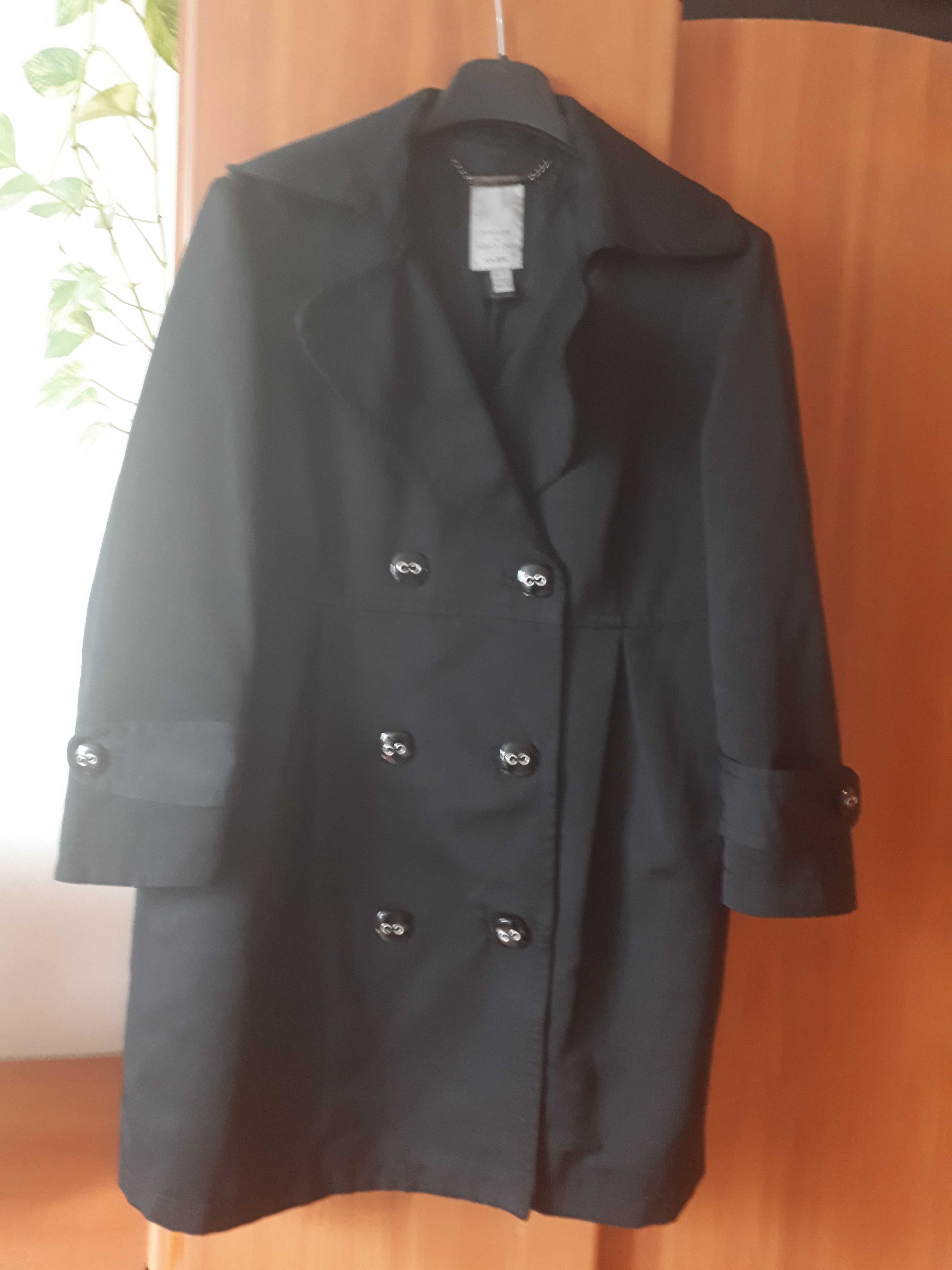 Czarny płaszcz roz 40