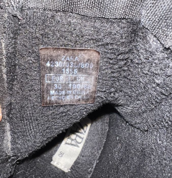 Зимові дутіки Zara, 30 р
