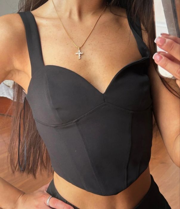 Top gorsetowy Bershka r.S