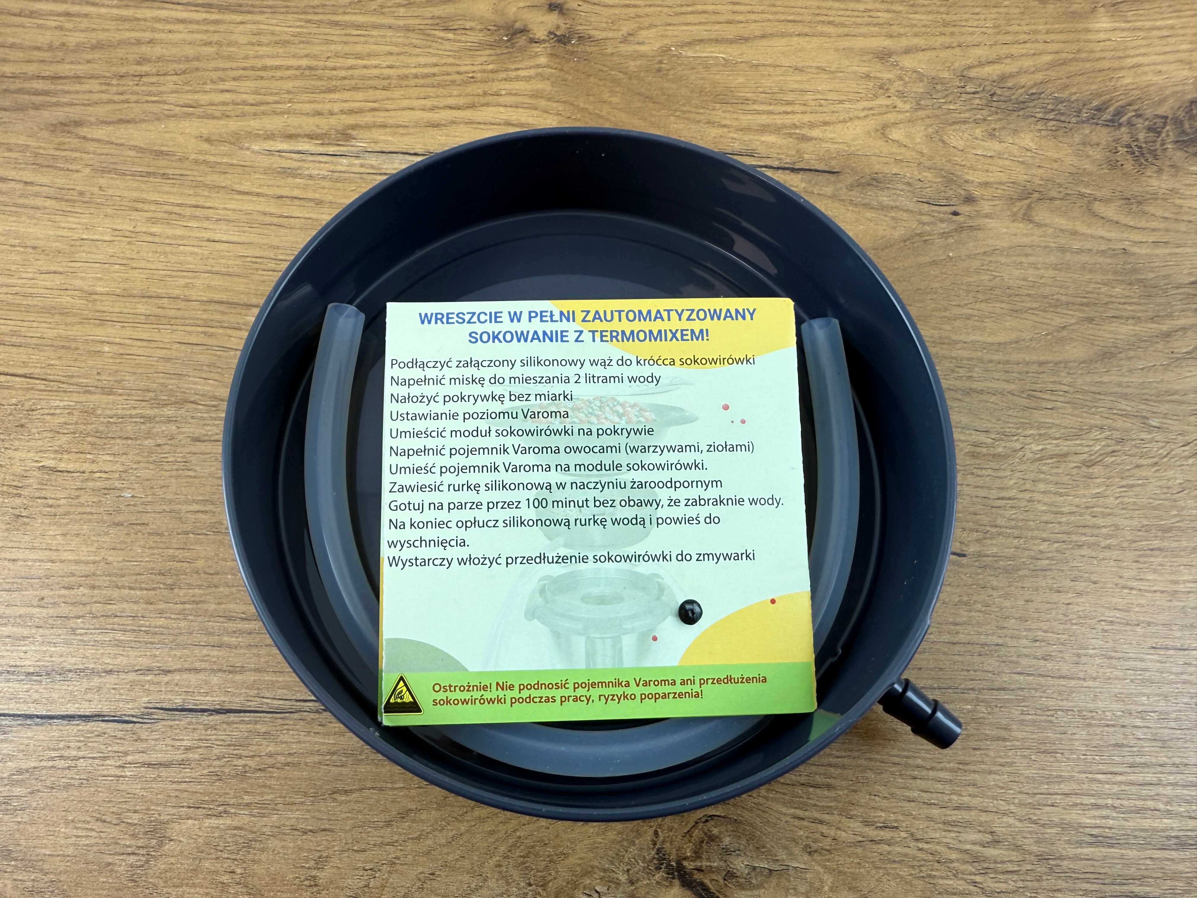 MixFino sokownik parowy do Thermomix TM6 TM5 TM31 Made in Germany