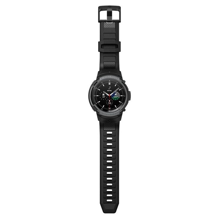 Pasek Spigen Rugged Armor  Galaxy Watch 4 Classic 46 Mm Charcoal Grey