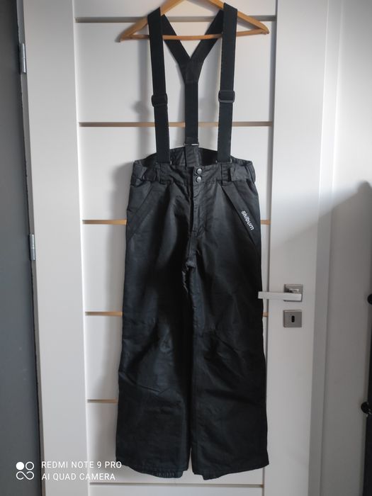 Spodnie zimowe narciarskie na śnieg dla chłopca