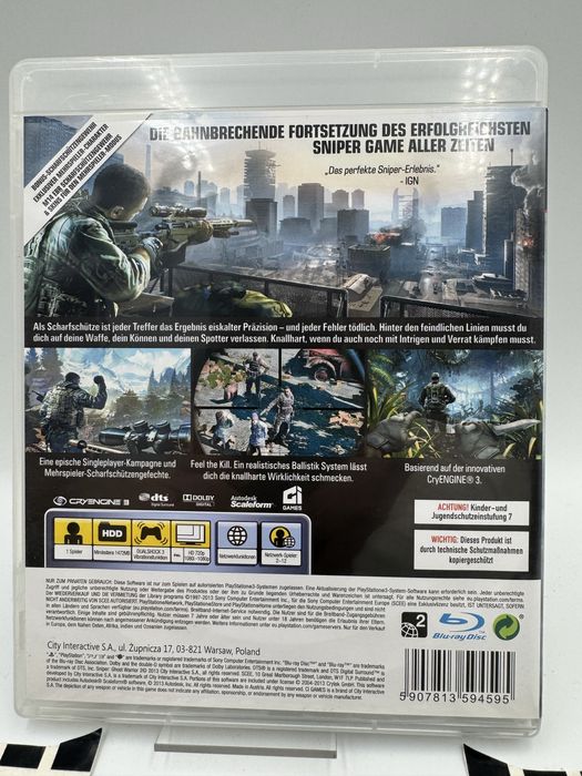 Sniper Ghost Warrior 2 Ps3 Gwarancja