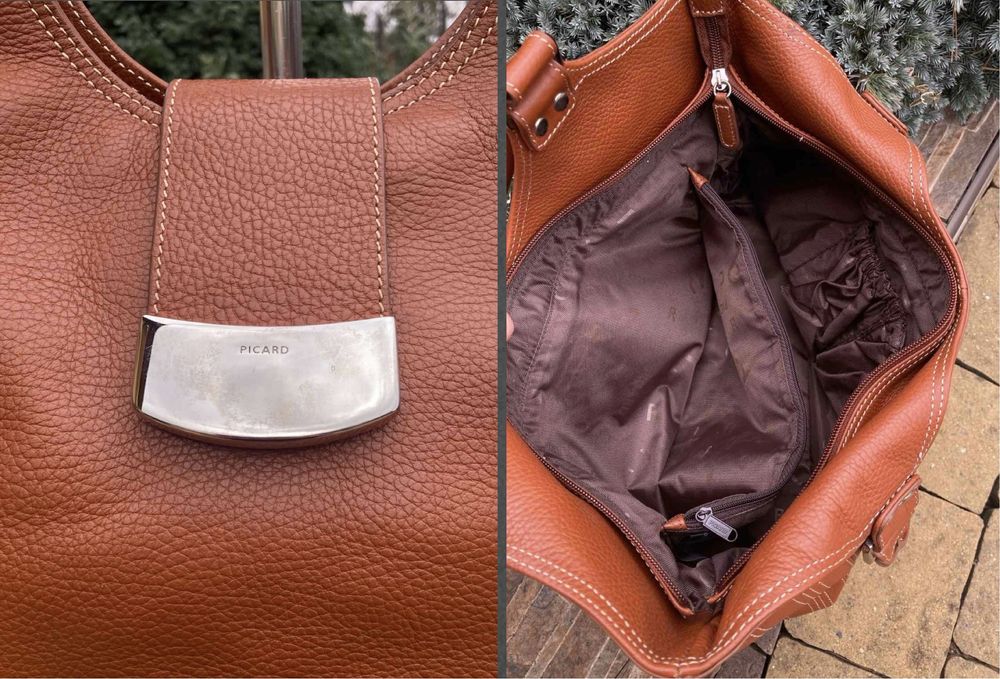 Picard Німеччина шкіряна розкішна жіноча сумка натуральна шкіра оригін