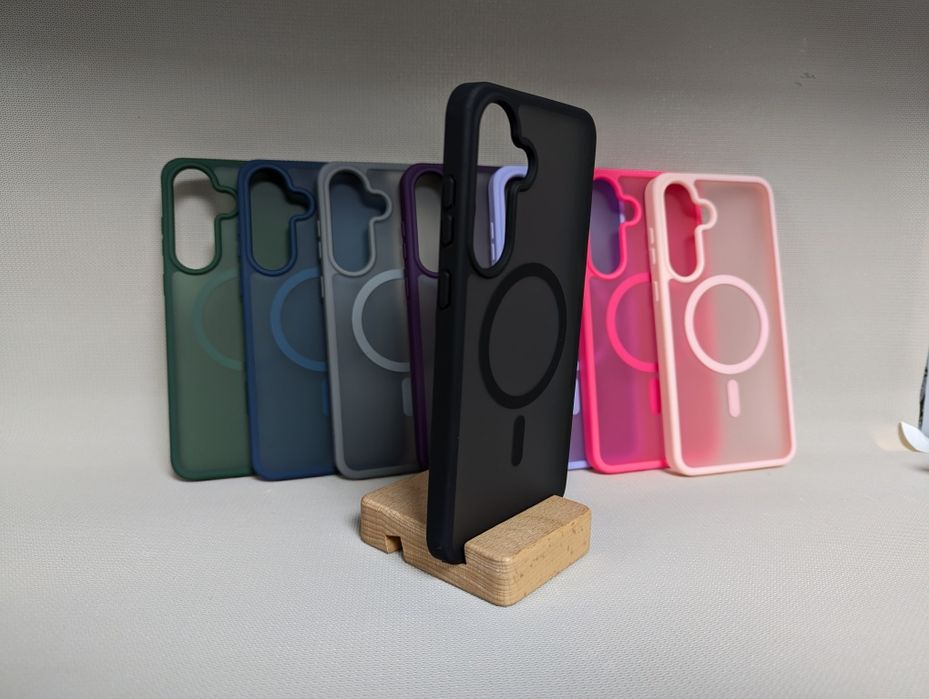 Samsung S25 FE Противоударный чехол BQ MagSafe все модели