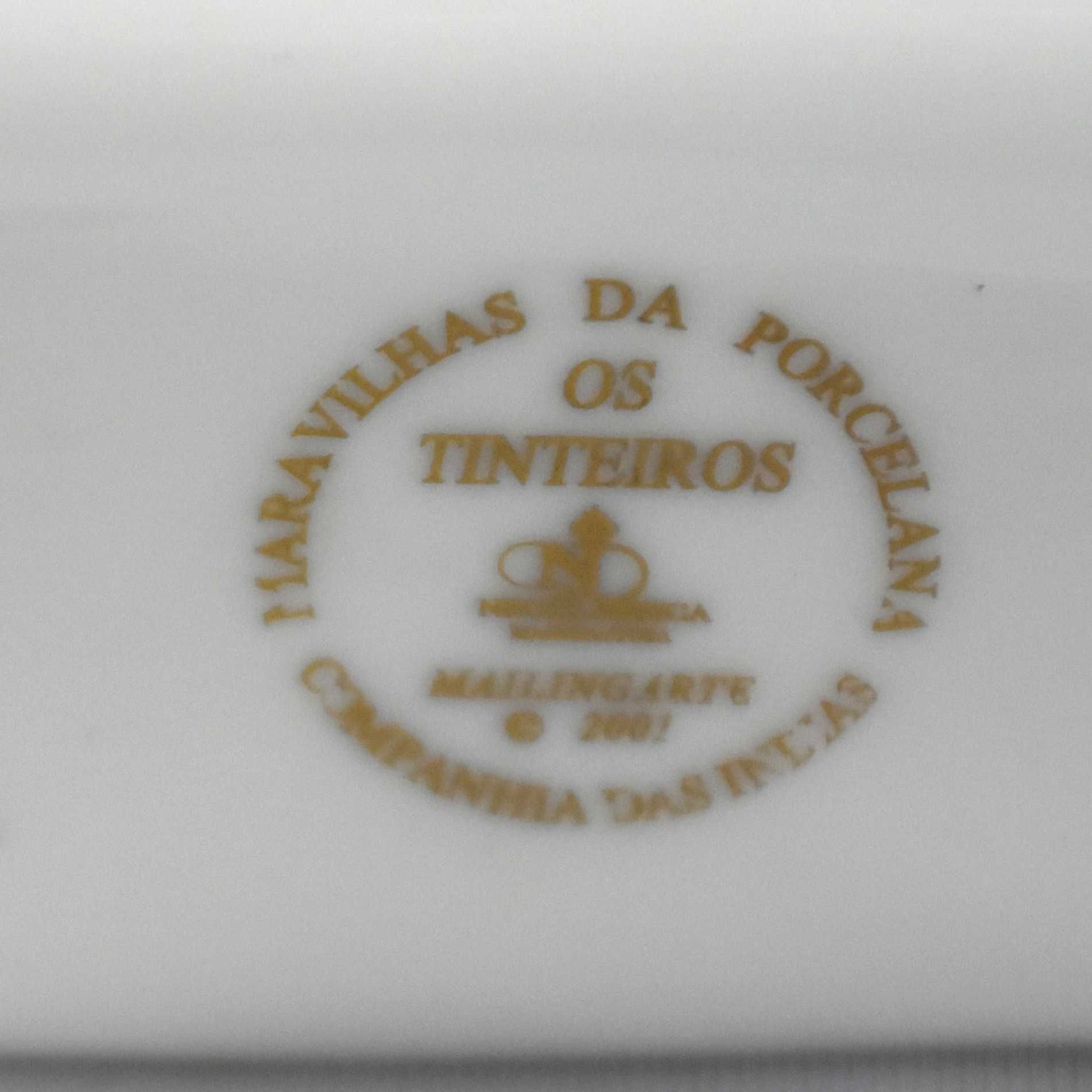 Tinteiro em porcelana “Maravilhas da Porcelana - Os Tinteiros"