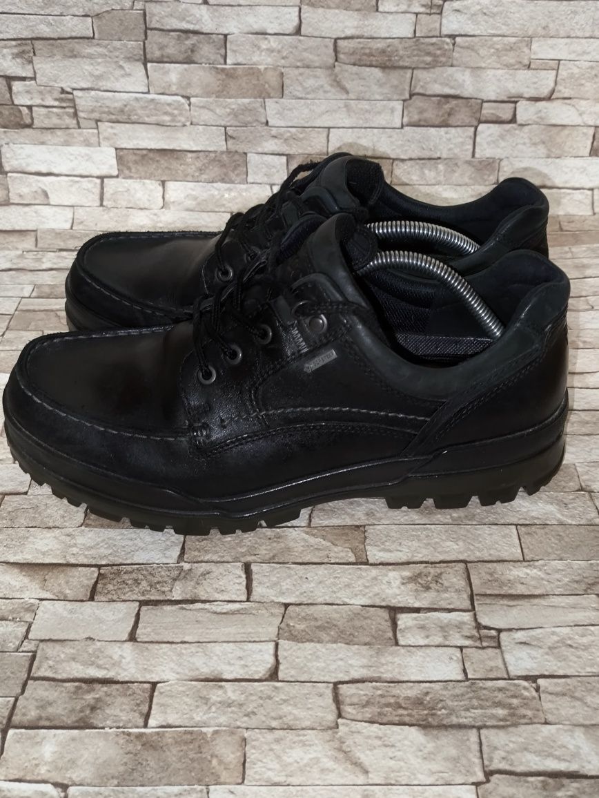 Ecco Track 25 GTX Gore-Tex Męskie skórzane buty outdoorowe rozmiar 42