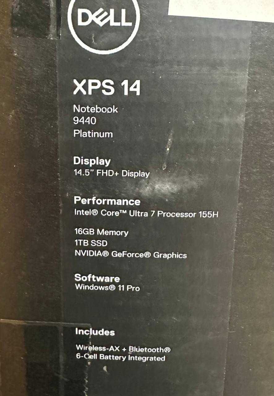 Ноутбук Dell XPS 14 9440 (XPS0328X-3yNBD) уцінка