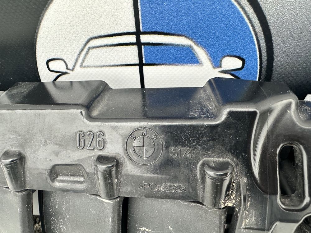 BMW G26 I4 жалюзі передні бмв і4 г26 жалюзі переднього бампера верхні