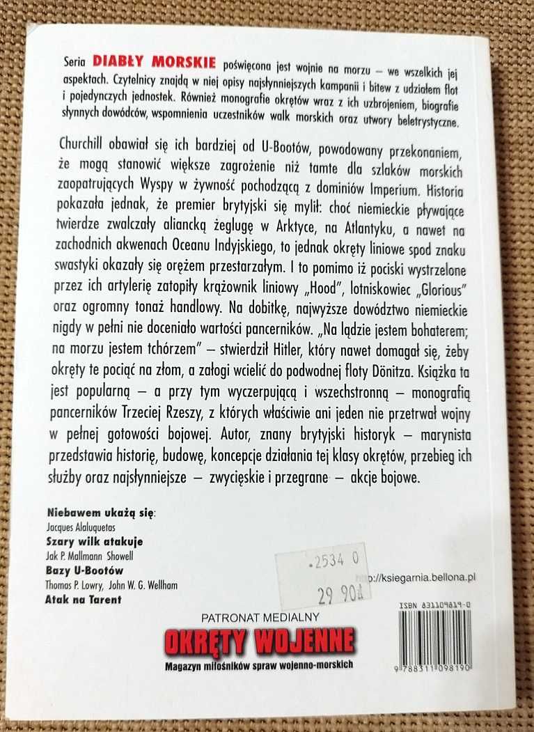 Książka Pancerniki Hitlera Edwyn Gray