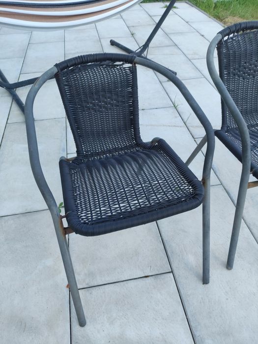 Krzesła 2 szt ogrodowe