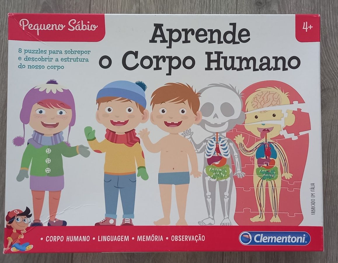 Aprender o corpo humano - Clementoni