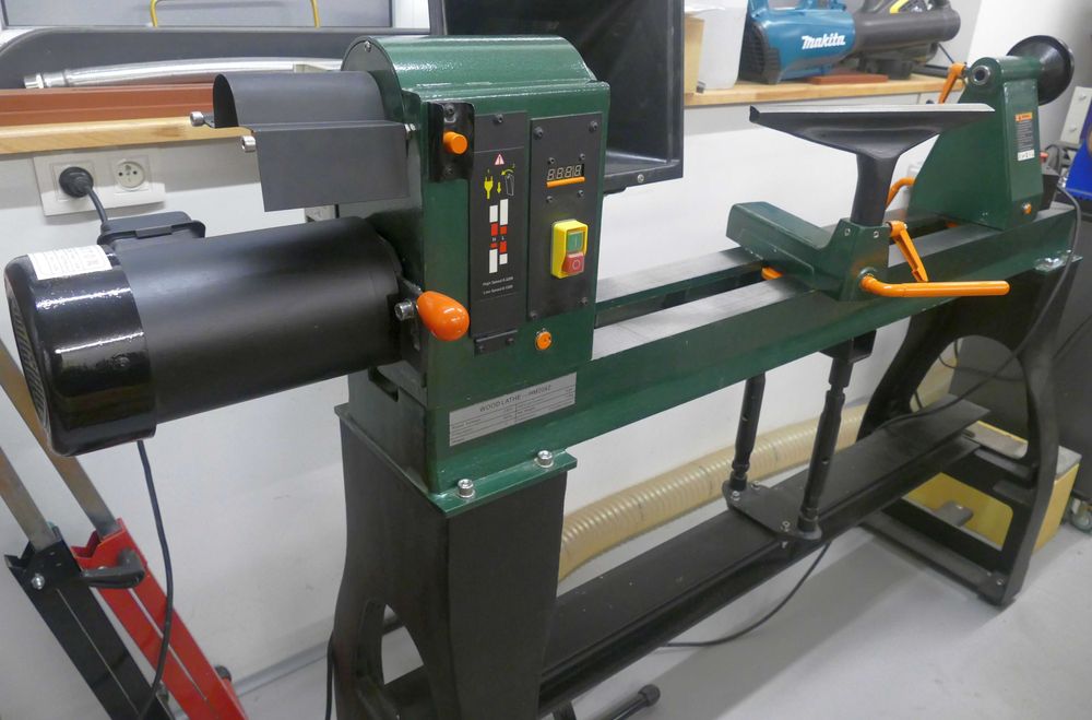 Tokarka do drewna HM2042, 20 cali (50cm) 1,6kW (2KM), duża, ciężka