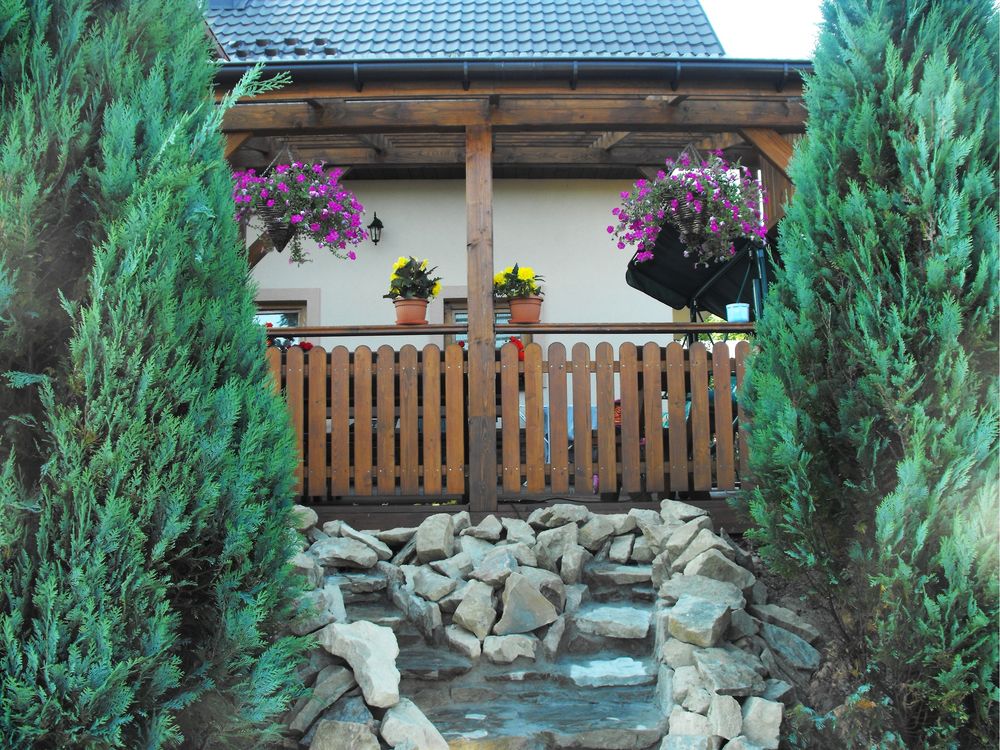 Sztachety drewniane impregnowane SZARY/GRAFIT/ANTRACYT malowane