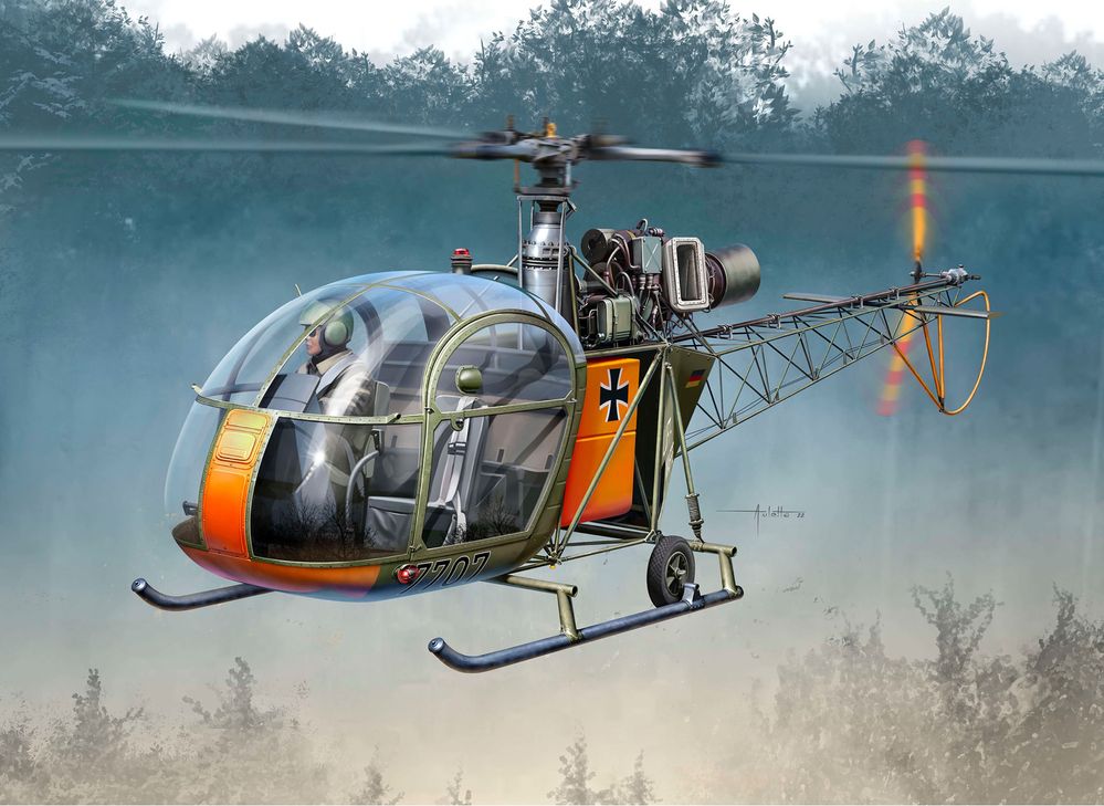HELIKOPTER model 1/32 Revell 03804 ALOUETTE II