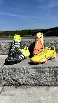 Zestaw butów piłkarskich Nike i Adidas buty do piłki nożnej korki
