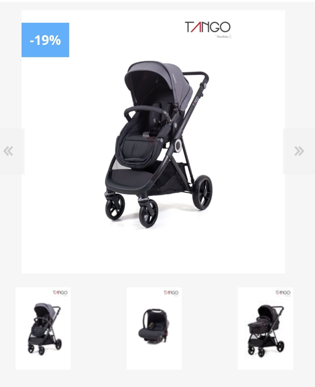 Carrinho bebé trio  maxy baby tango