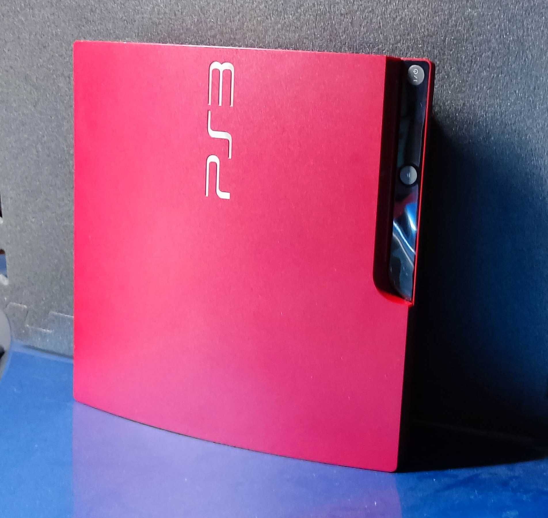 PS3 Slim Red edition - única