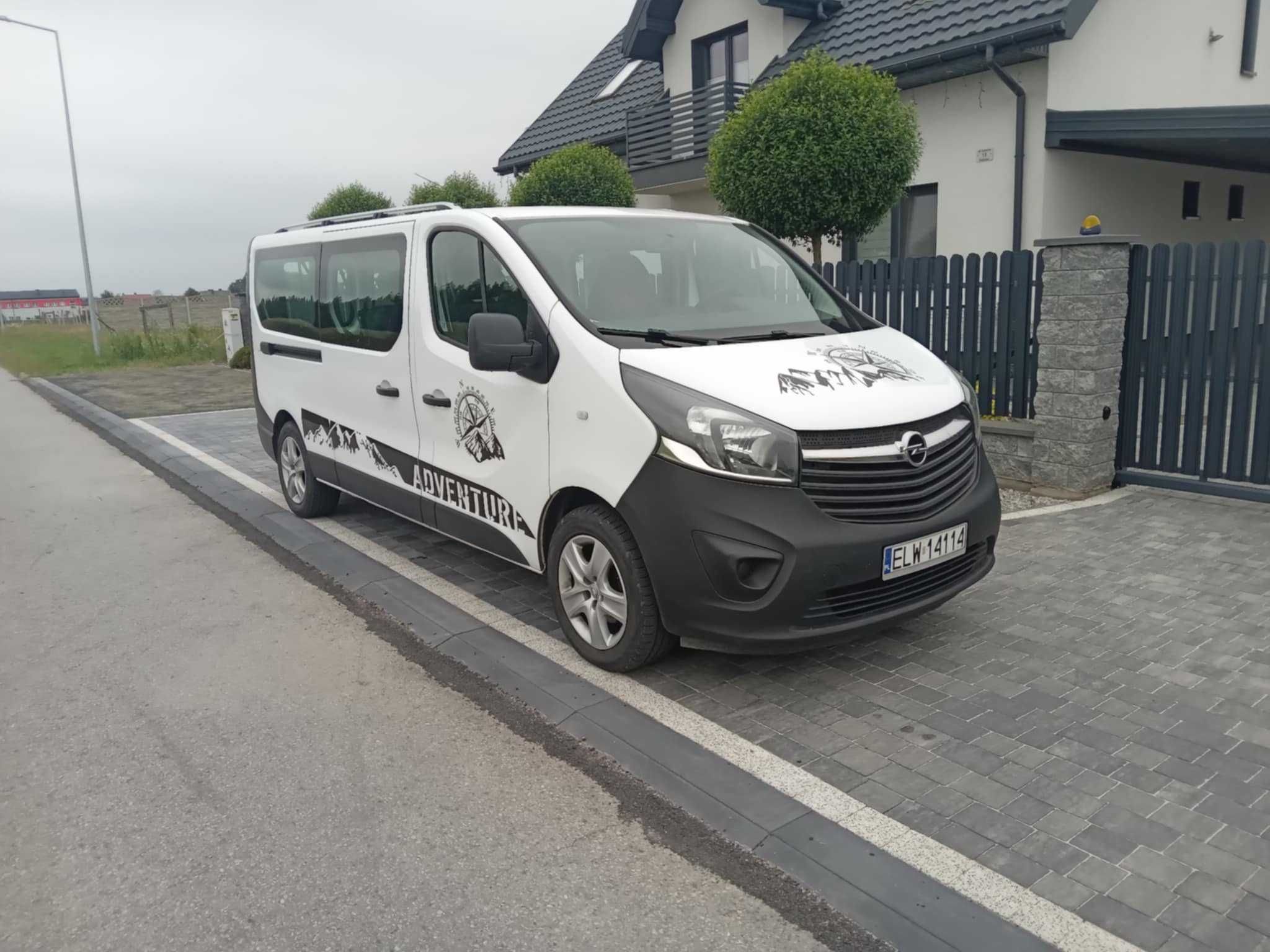 opel vivaro long 9 osobowy klimatyzacja dwu strefowa