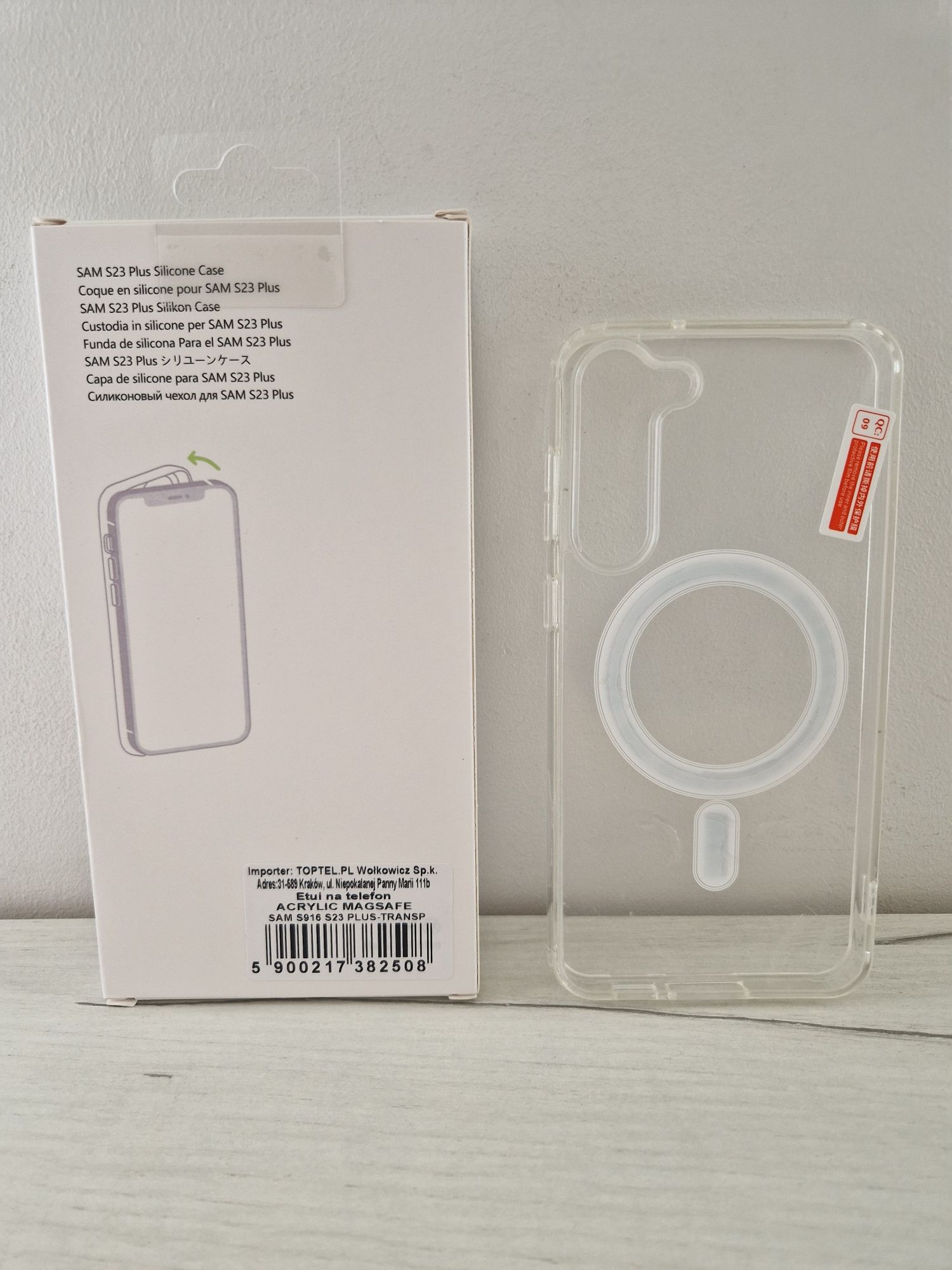 Acrylic Magsafe Case do Samsung Galaxy S23 Plus przezroczysty