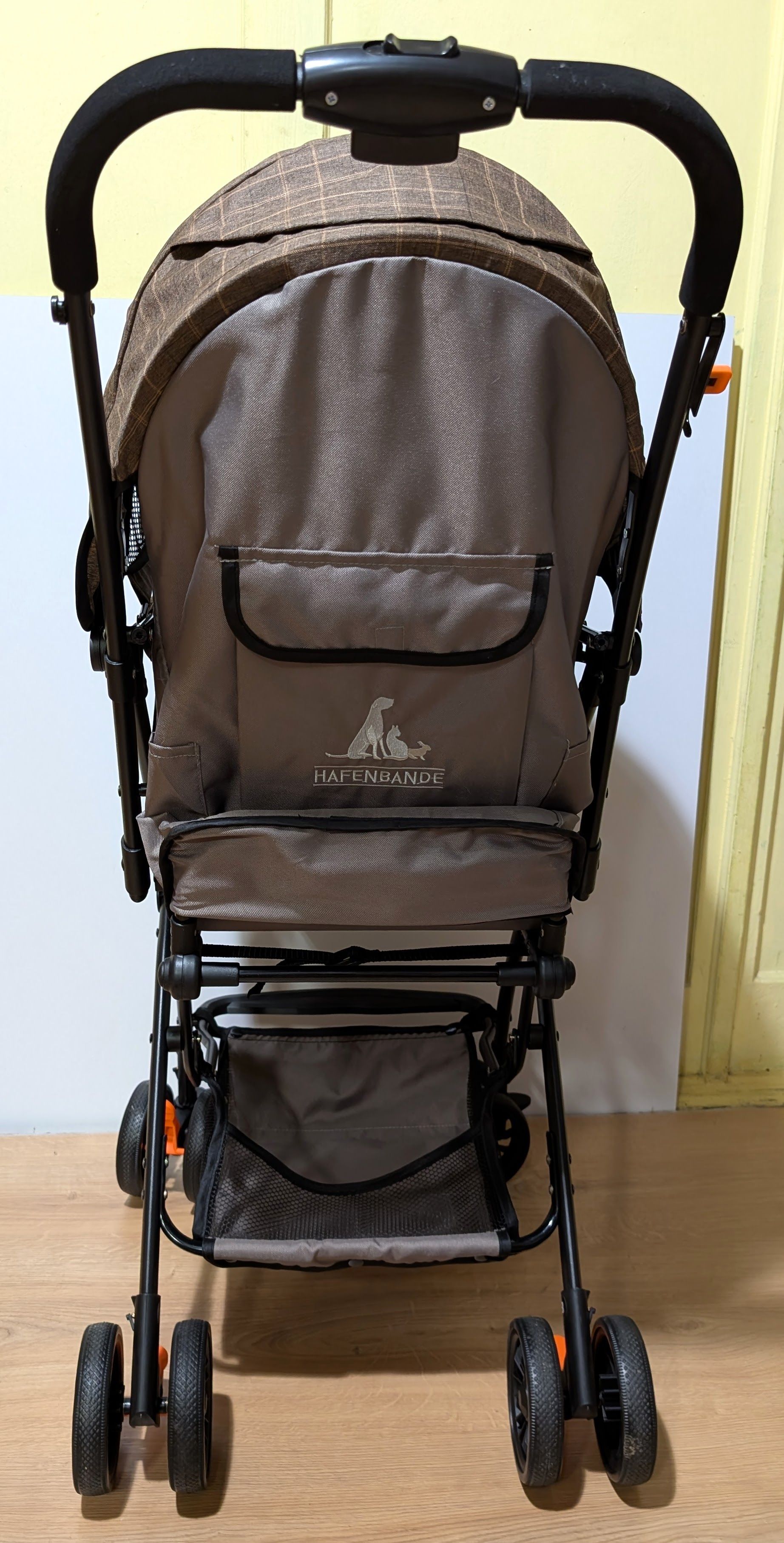 Hafenbande Wózek Dla Psa Kota Buggy Sailor Brązowo-Szary Do 15Kg