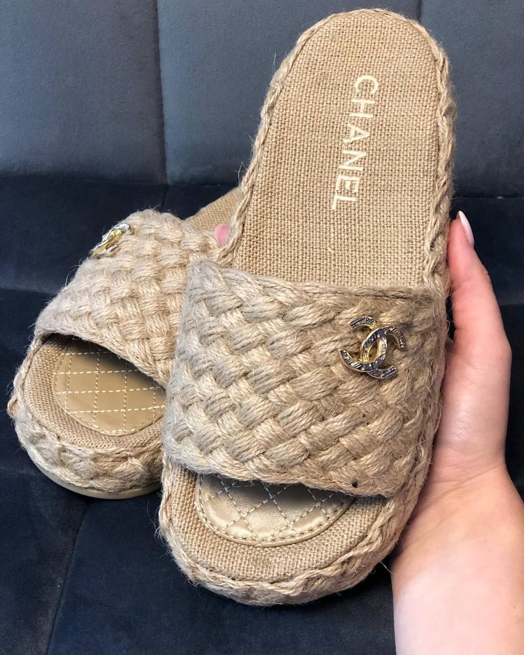 Тапочки Chanel топ качество