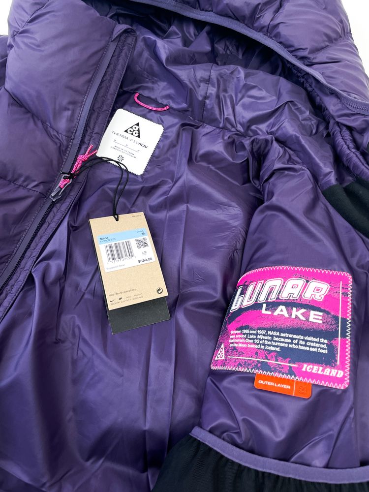 Оригінал! Пуховик Nike ACG Lunar Lake фіолетовий (M/L) Новий!
