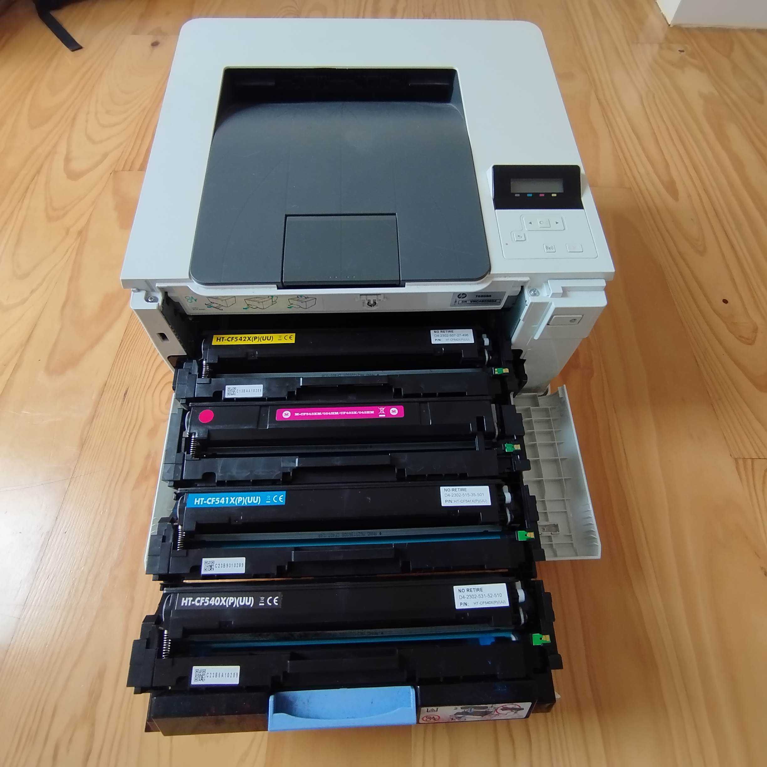 Impressora HP Color LaserJet Pro M254nw - USADO