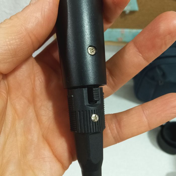 Microfone de mão p coluna de som