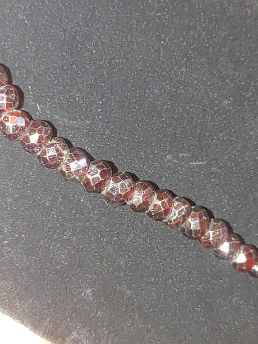 Редкие винтажные старинные гранатовые бусы до 1917 года