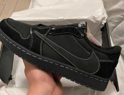 Jordan 1 Retro Low OG SP Travis Scott Black Phantom R.40