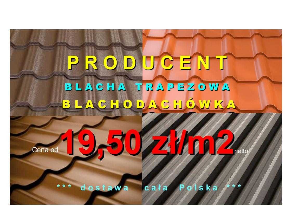 Blacha Blachodachówka Trapezowa Modułowa Trapez Producent Dost. Gratis