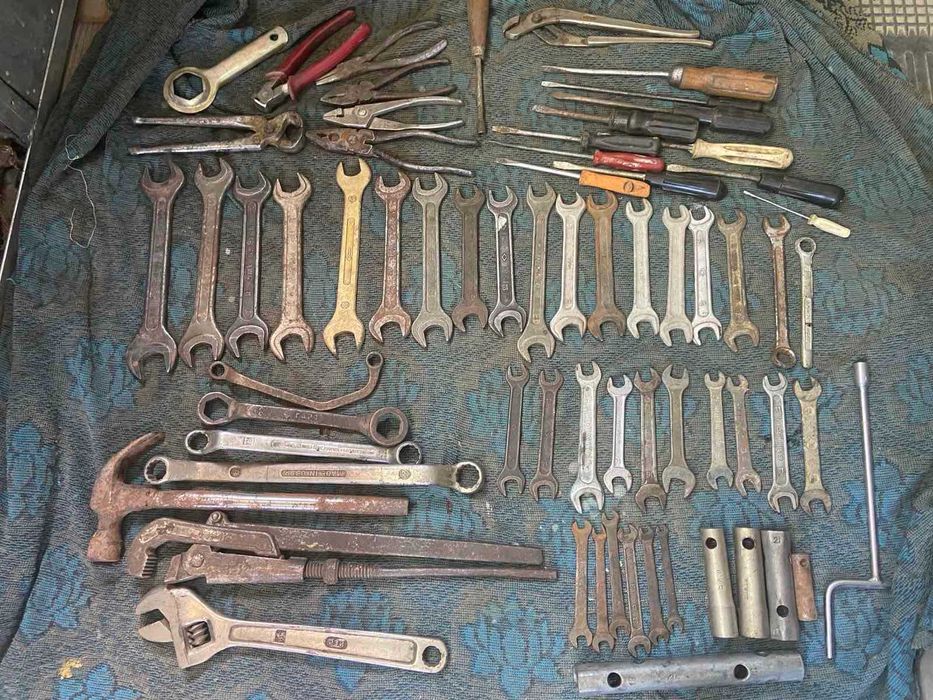 Ключи, набір ключів рожкових, накидних, викруток, трубний ссср