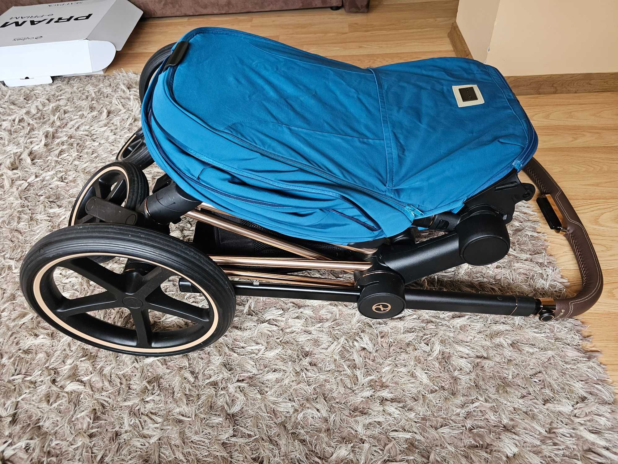 Cybex priam 4.0 leaf green z dodatkami